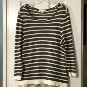 🚫SOLD🚫 CJ Banks Cute Striped Top - Size X